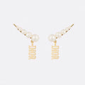 Dior Revolution Resin Pearl Earrings