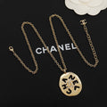 Chanel Script Necklace