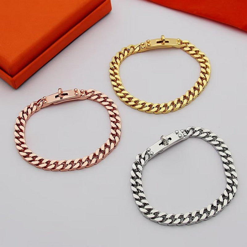 Hermes Kelly Chain Bracelet - 18K Gold