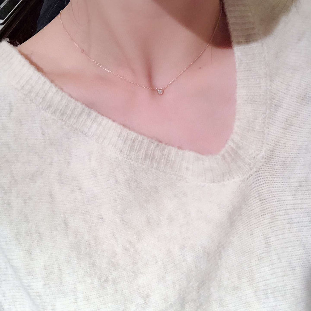 Tiffany Elsa Peretti Diamond Necklace