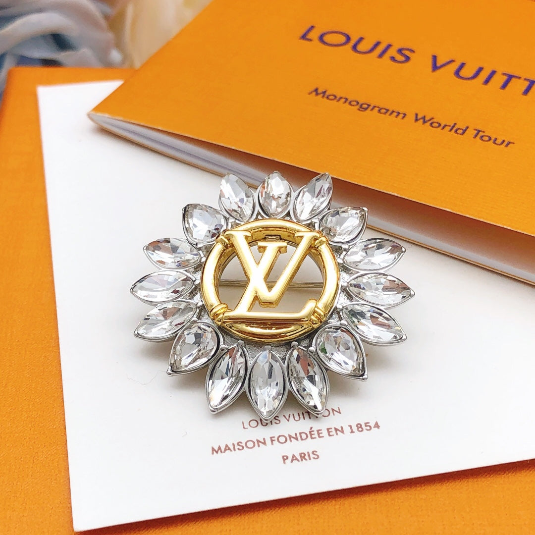 Louis Vuitton Sunflower Brooch
