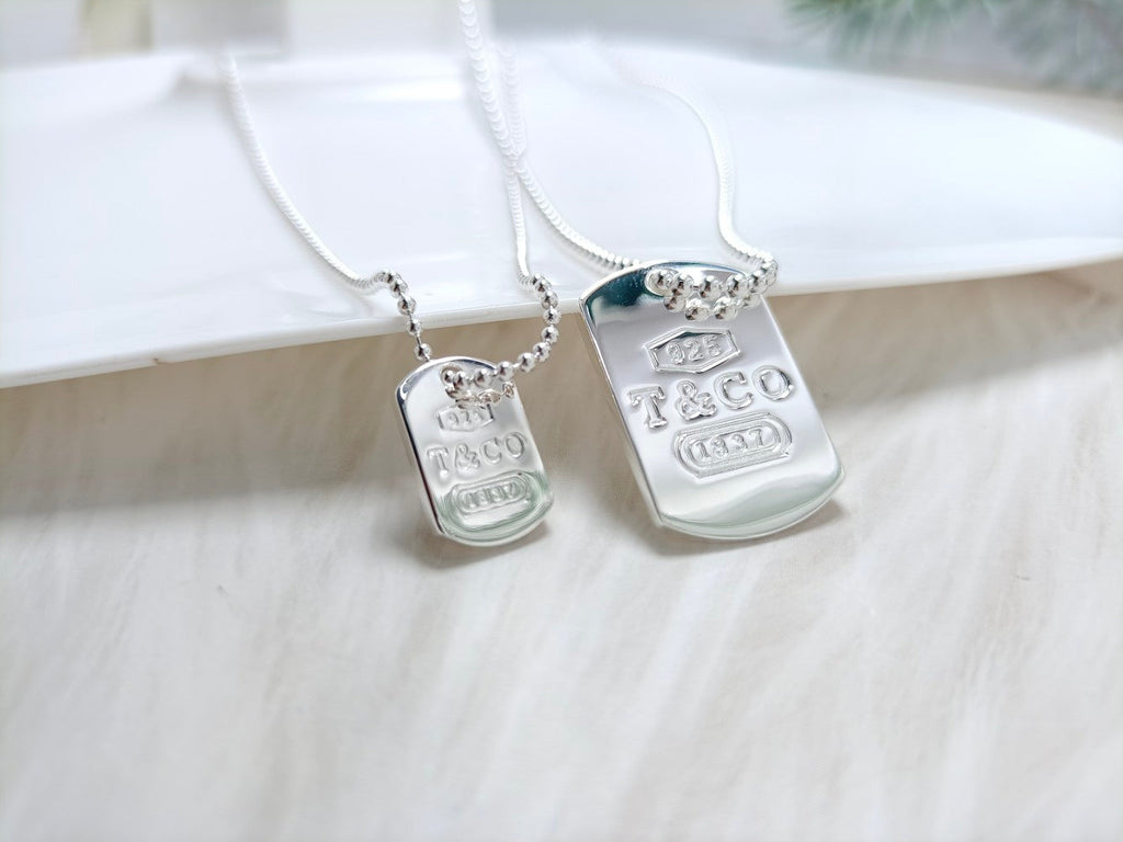 Tiffany 1837 Tag Pendant Necklace