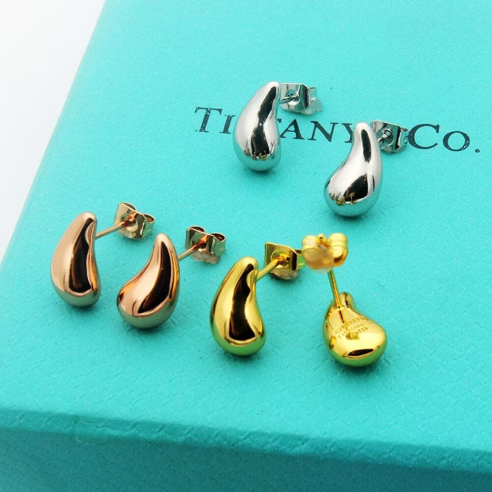 Tiffany Horn Earrings - 18K Gold