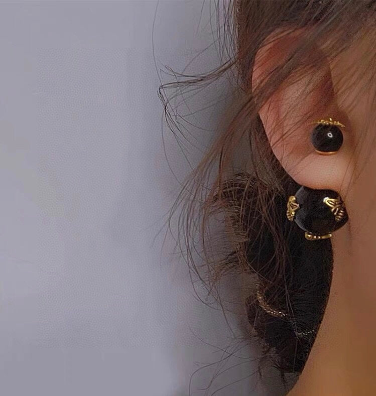 Dior Tribales Black Earrings