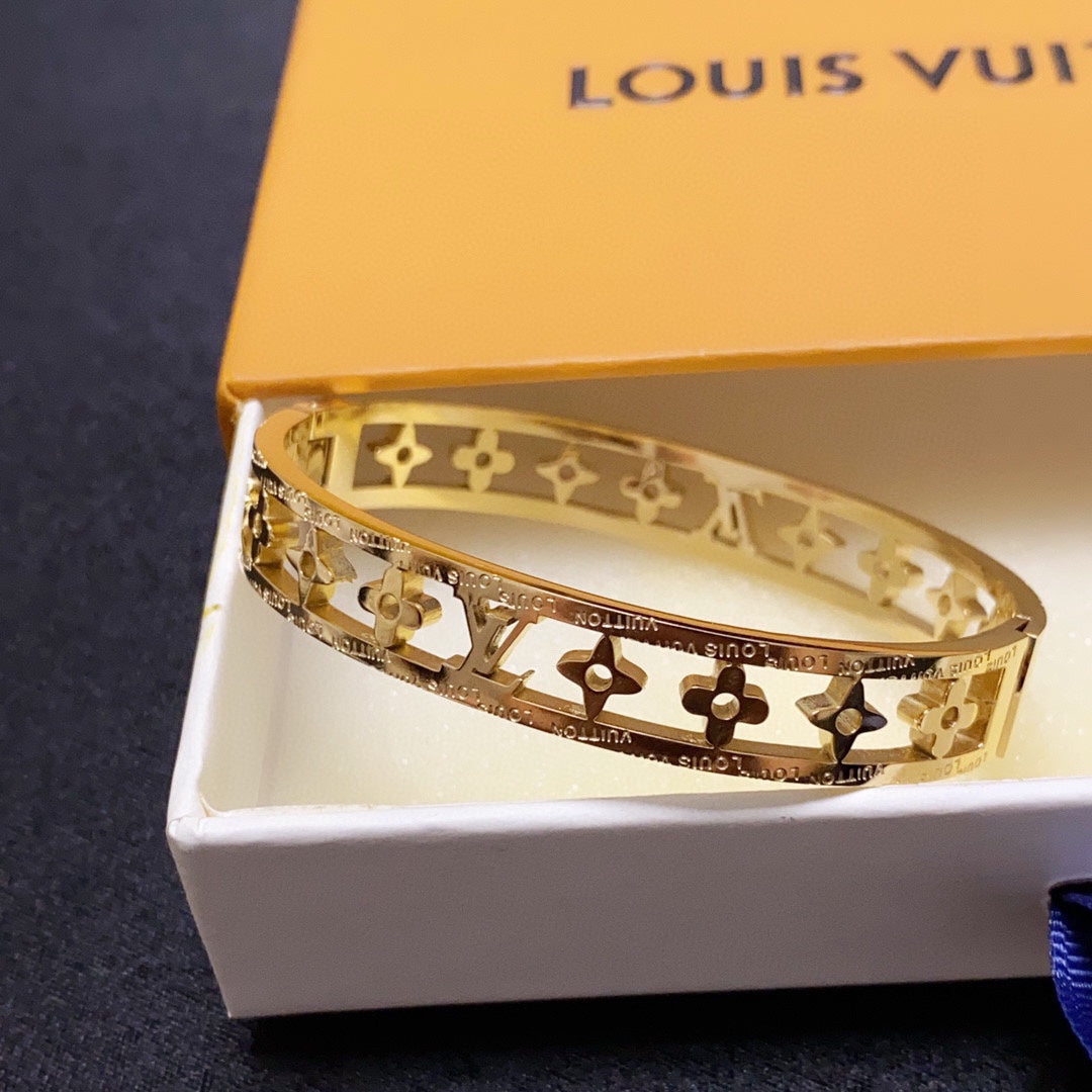 Louis Vuitton Crystal Hollow Bracelet