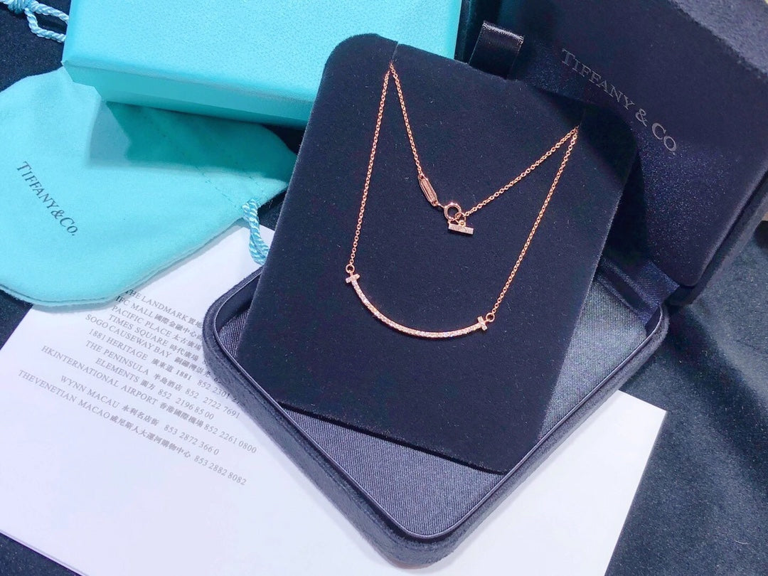 Tiffany Medium Diamond Pendant Necklace