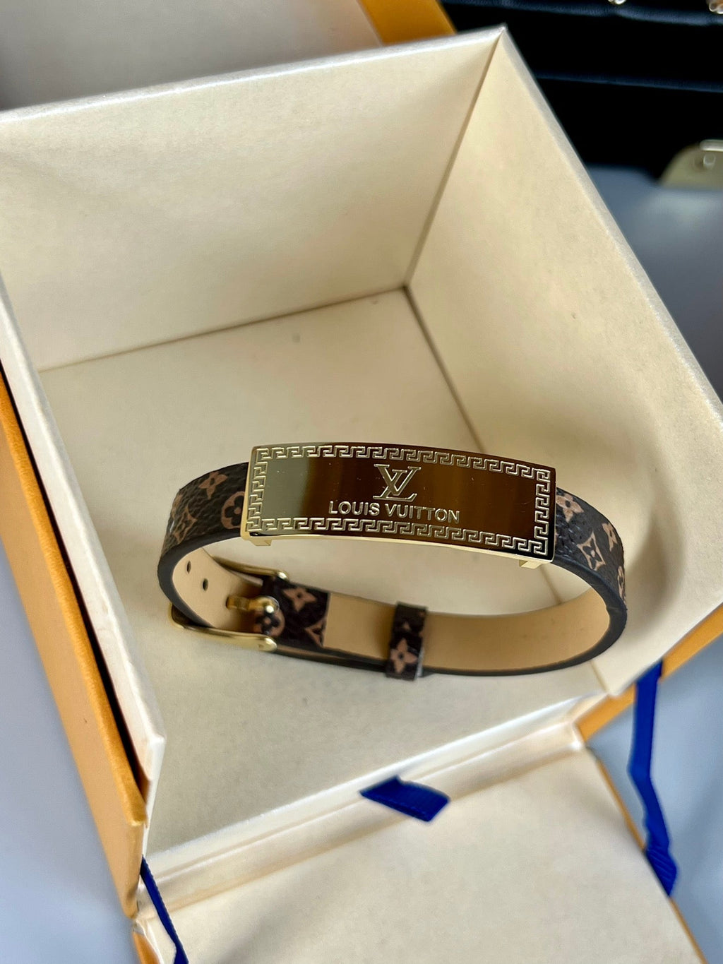 Louis Vuitton Leather Bracelet