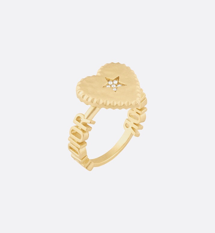 Dior J'adior Heart Ring - 18K Yellow Gold