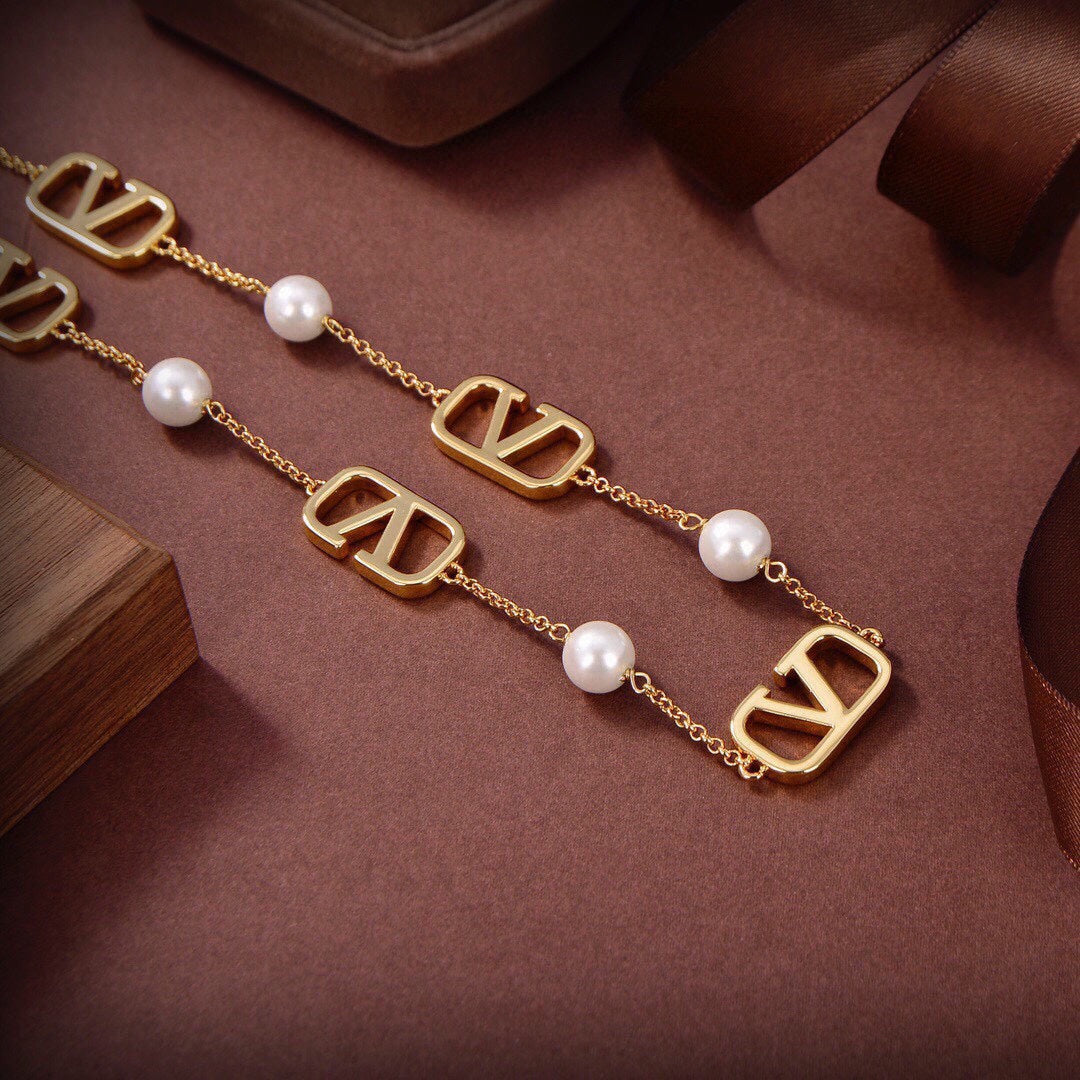 Valentino VLogo Necklace