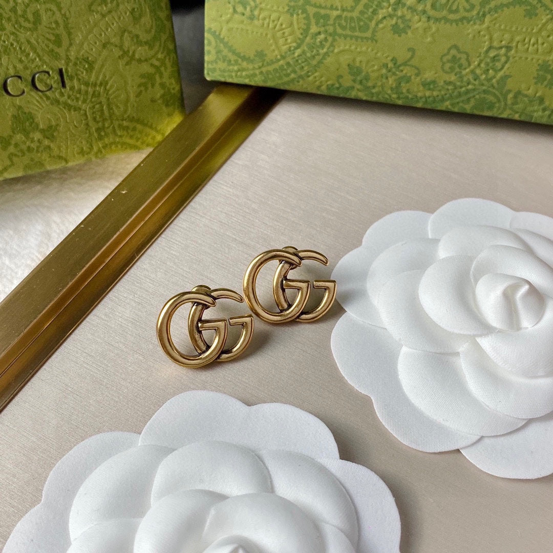 Gucci Double G Earrings - 18K Yellow Gold