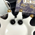 Dior Black Tribales Earrings