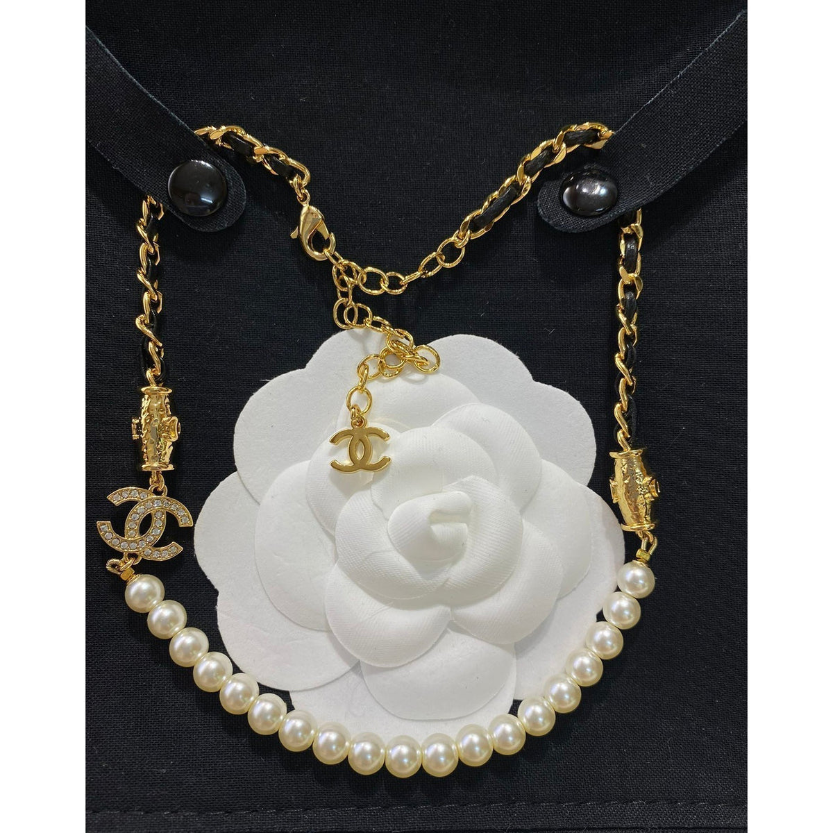 Chanel Pearl Chain Necklace