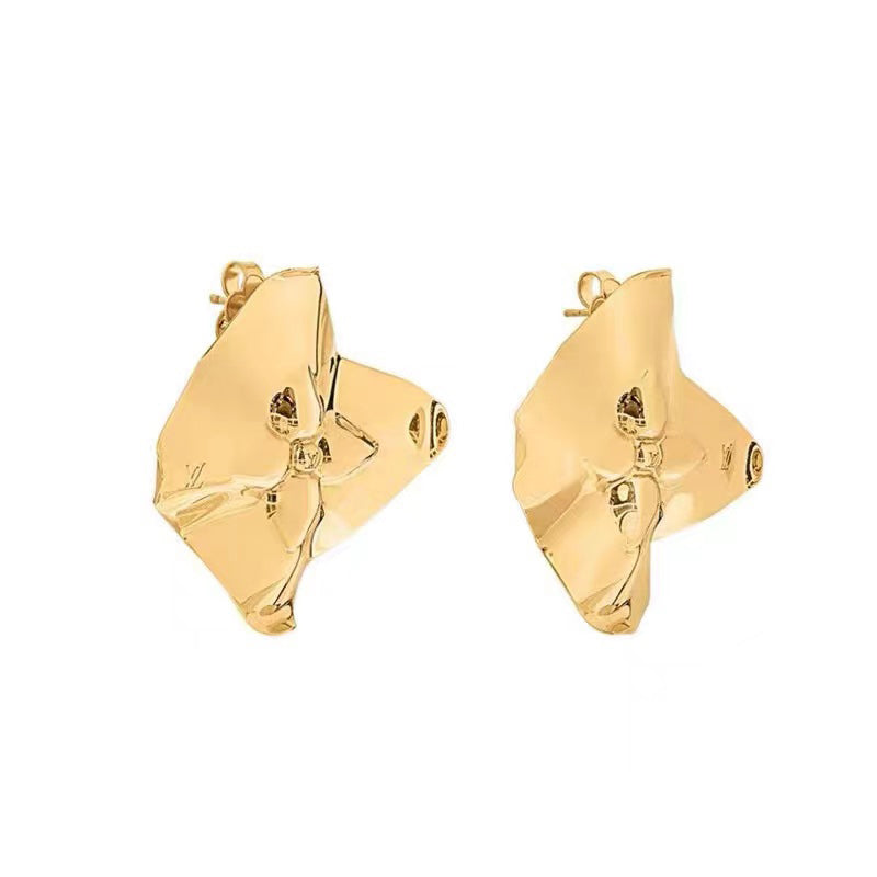 Louis Vuitton Futura Earrings - 18K Yellow Gold