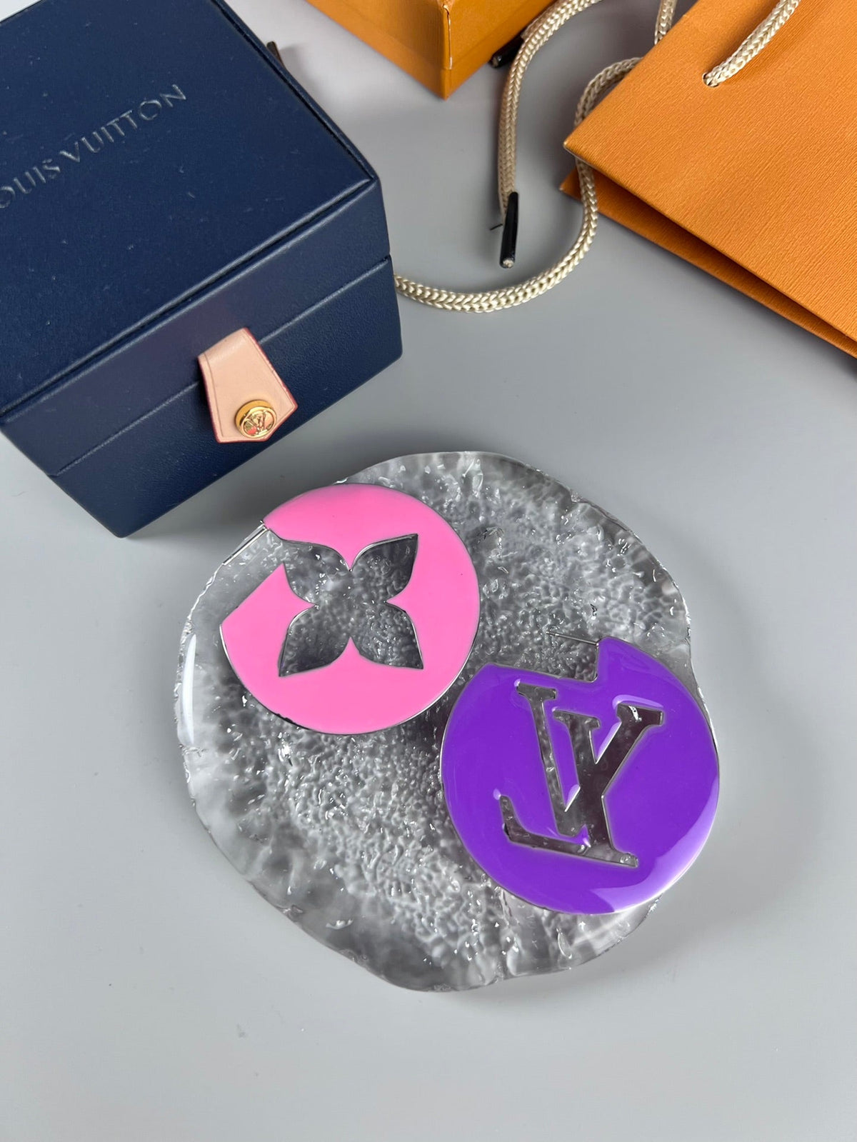 Louis Vuitton Perfect Match Pink/Purple Earrings - 18K Gold