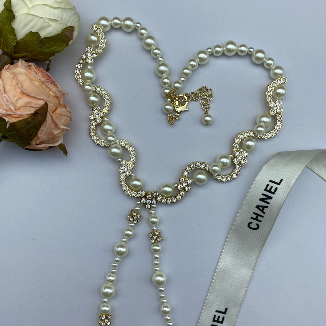 Chanel Pearl Chain Necklace