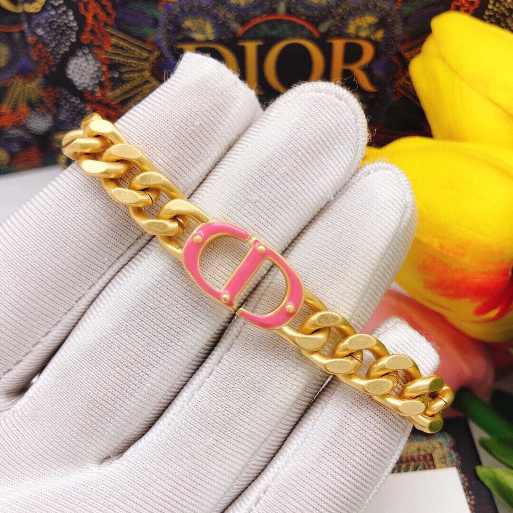 Dior 30 Montaigne Pink Choker Necklace