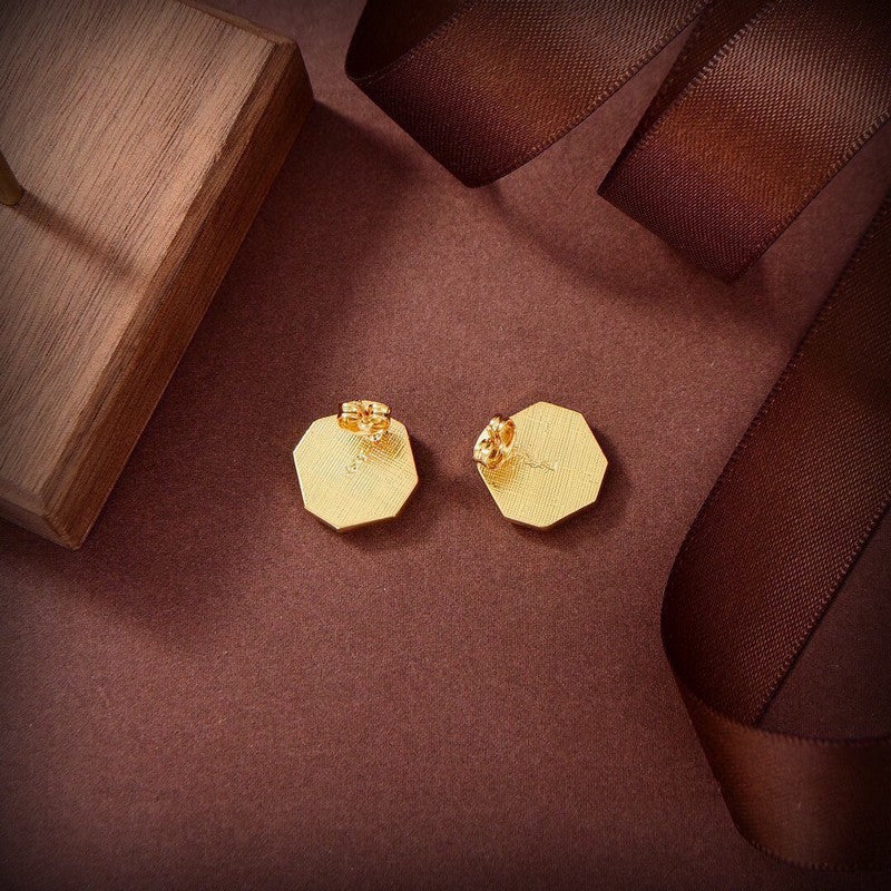 YSL Earrings - 18K Yellow Gold