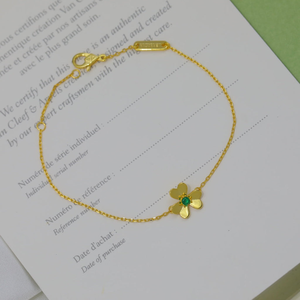 Frivole Emerald Bracelet - 18K Gold