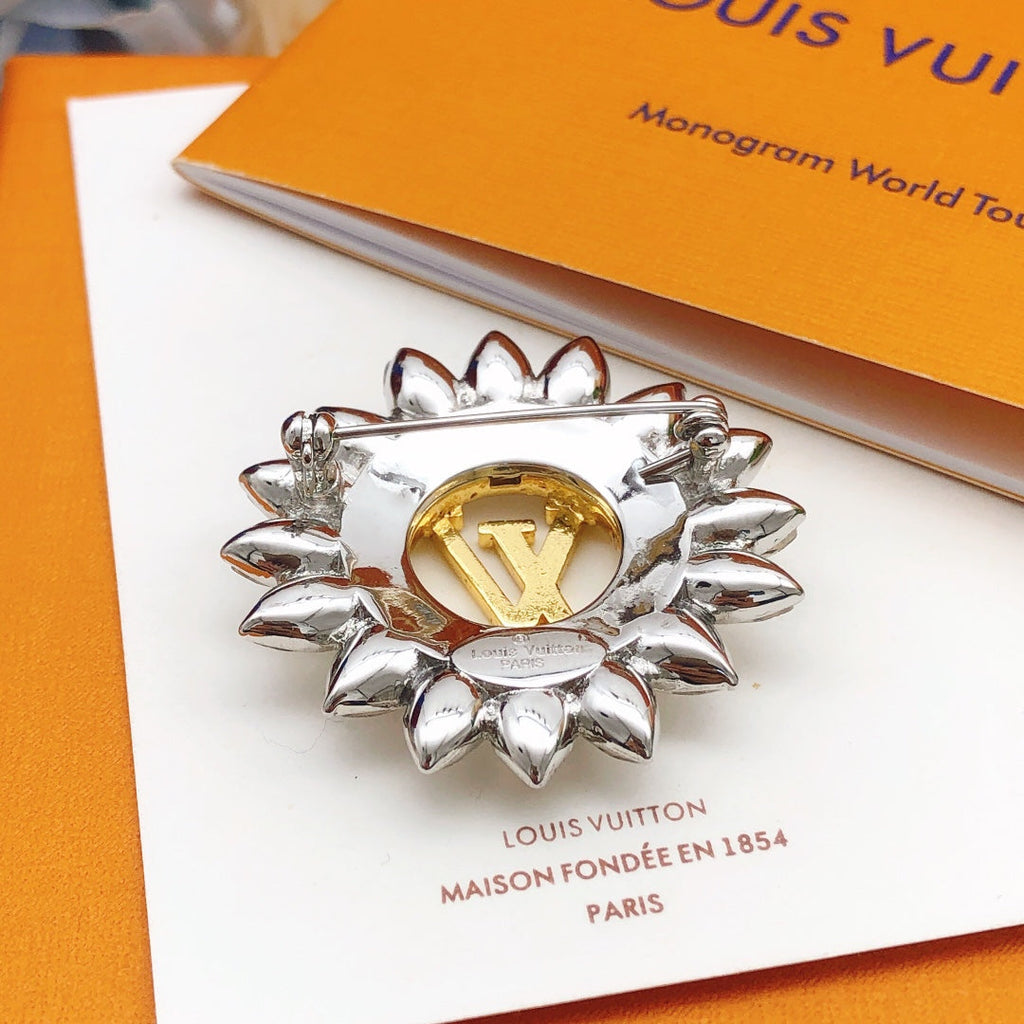 Louis Vuitton Sunflower Brooch
