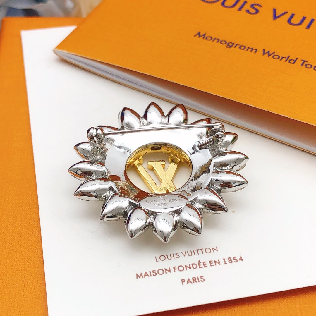 Louis Vuitton Sunflower Brooch