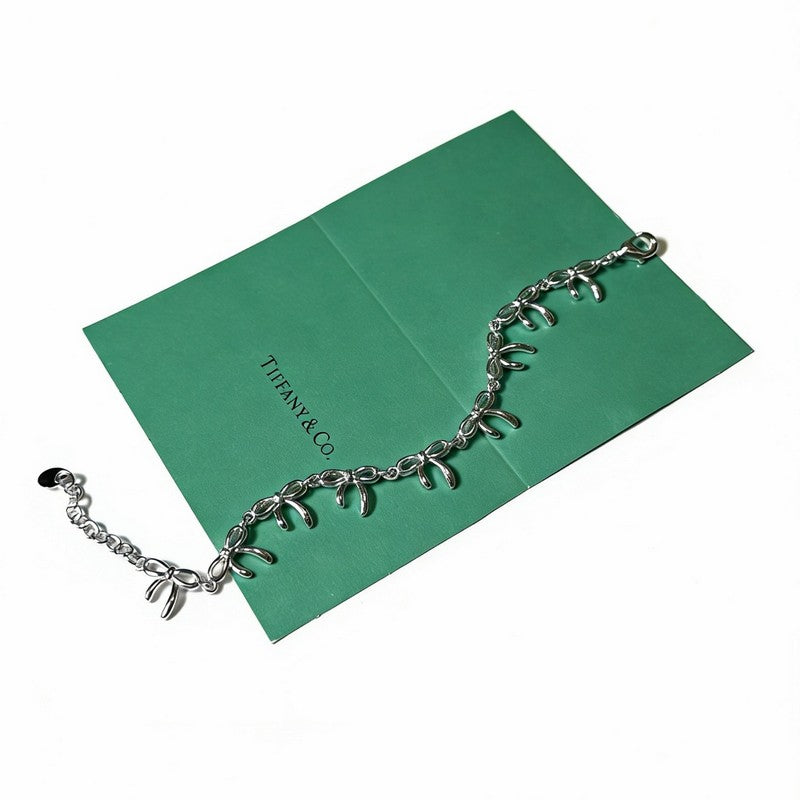 Return to Tiffany Bow Tie Bracelet - 18K White Gold
