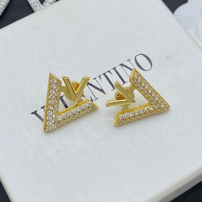 Valentino Valentino Diamond Earrings - 18K Gold