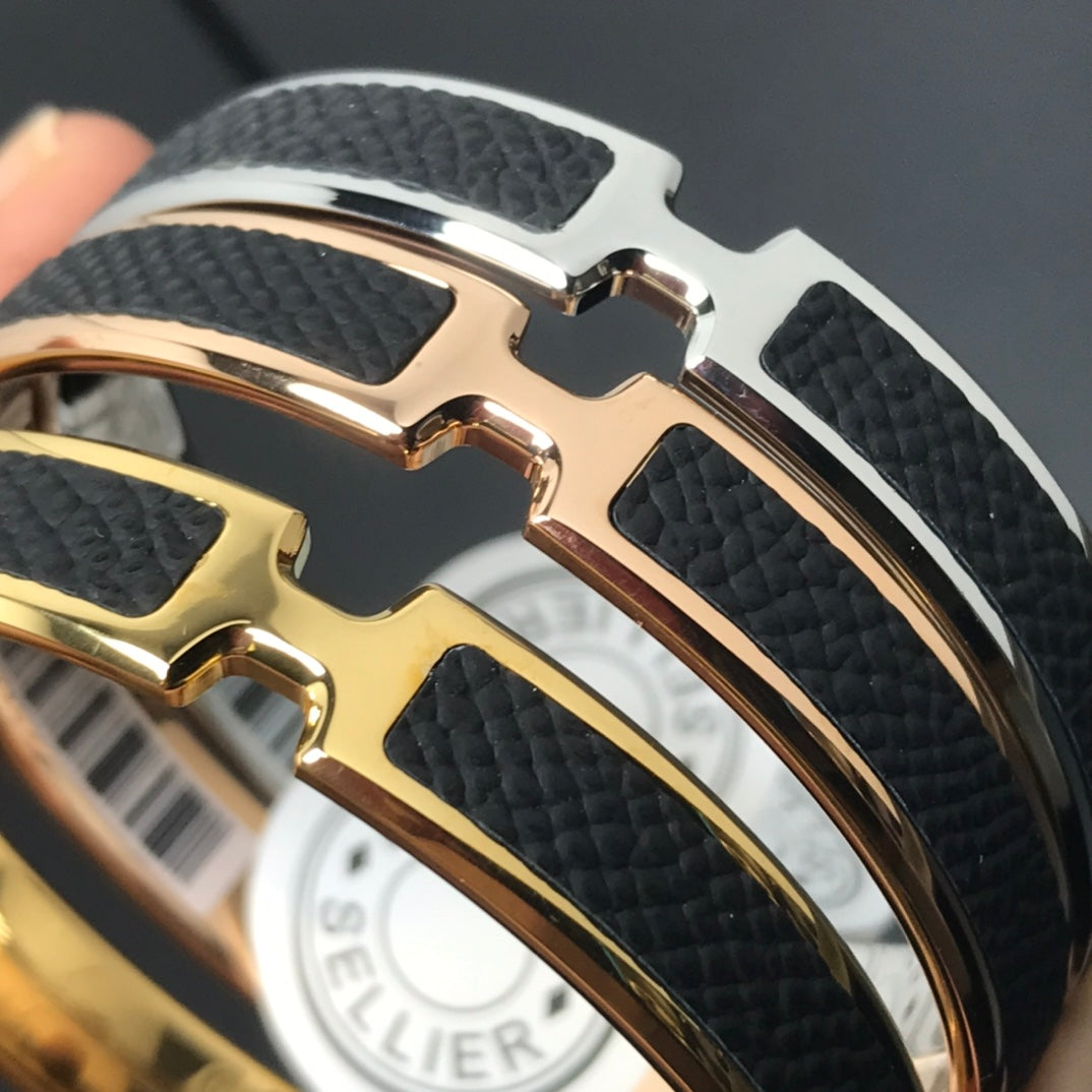Hermes Olympe Black Bracelet