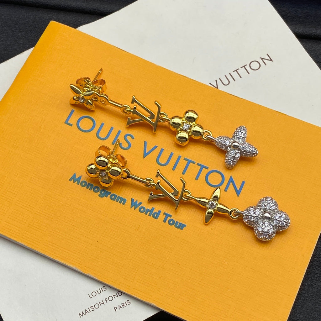 Louis Vuitton Blossom Long Earrings - 18K Gold