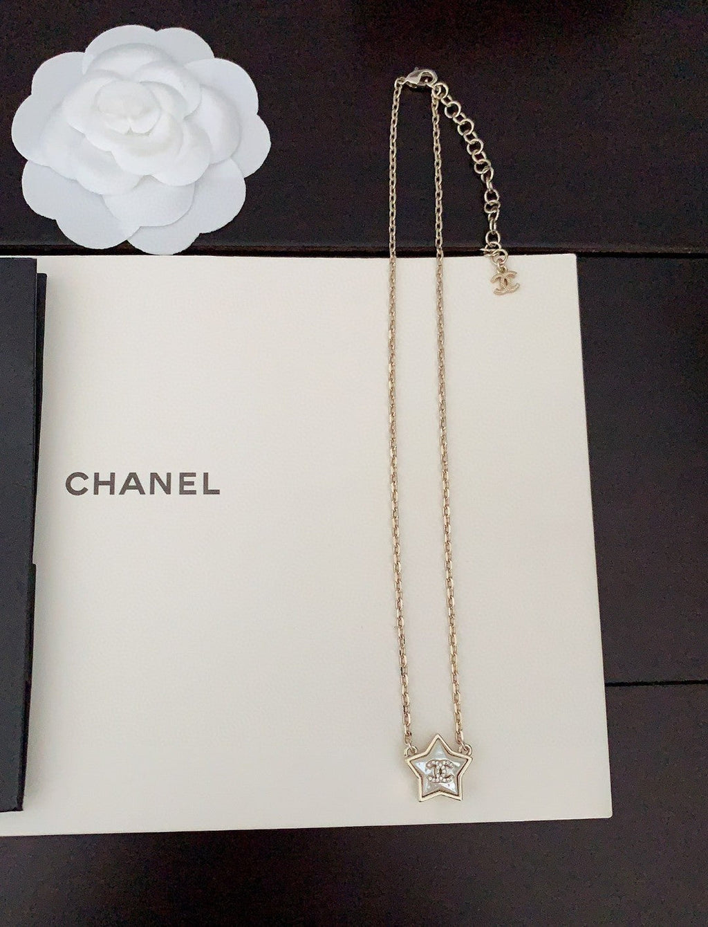 Chanel Star Pearl Necklace
