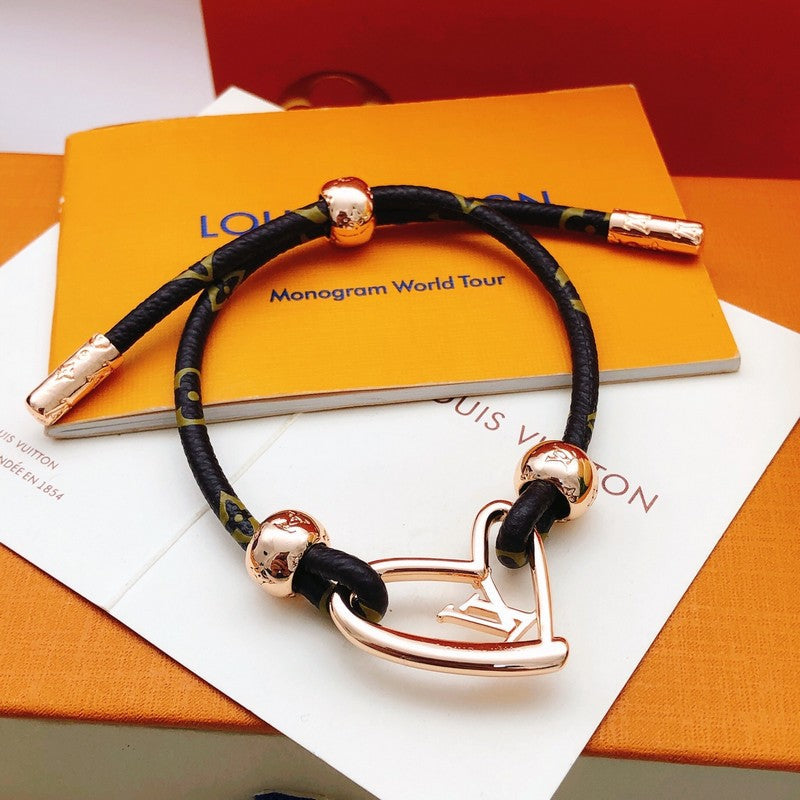 Louis Vuitton Heart Charm Bracelet