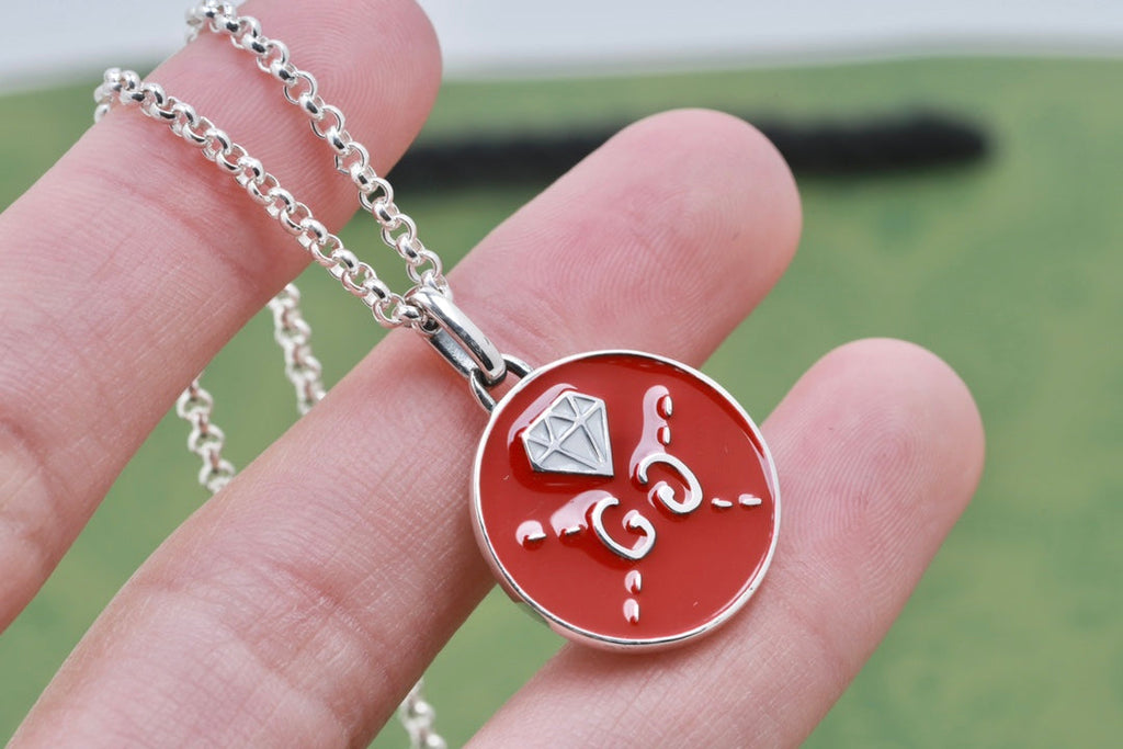 Gucci Double G Ghost Red Necklace