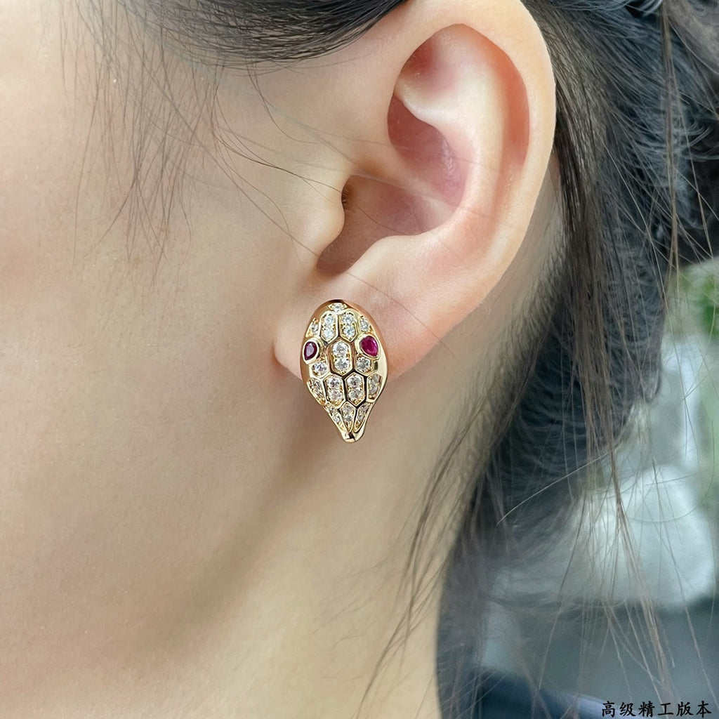 Bvlgari Serpenti Earrings - 18K Gold
