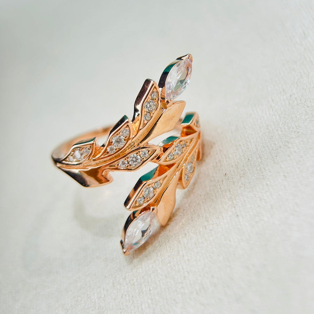 Tiffany Victoria Vine Bypass Ring - 18K Rose Gold