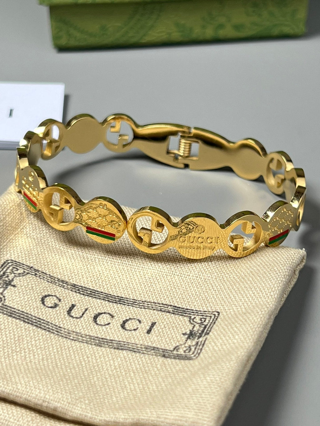 Gucci Double G Vintage Bracelet