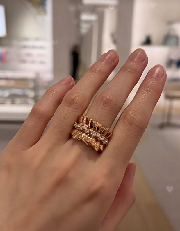 Dior Archi Bar en Corolle Bague Ring - 18K Gold
