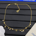 Louis Vuitton Pearl Gold Necklace