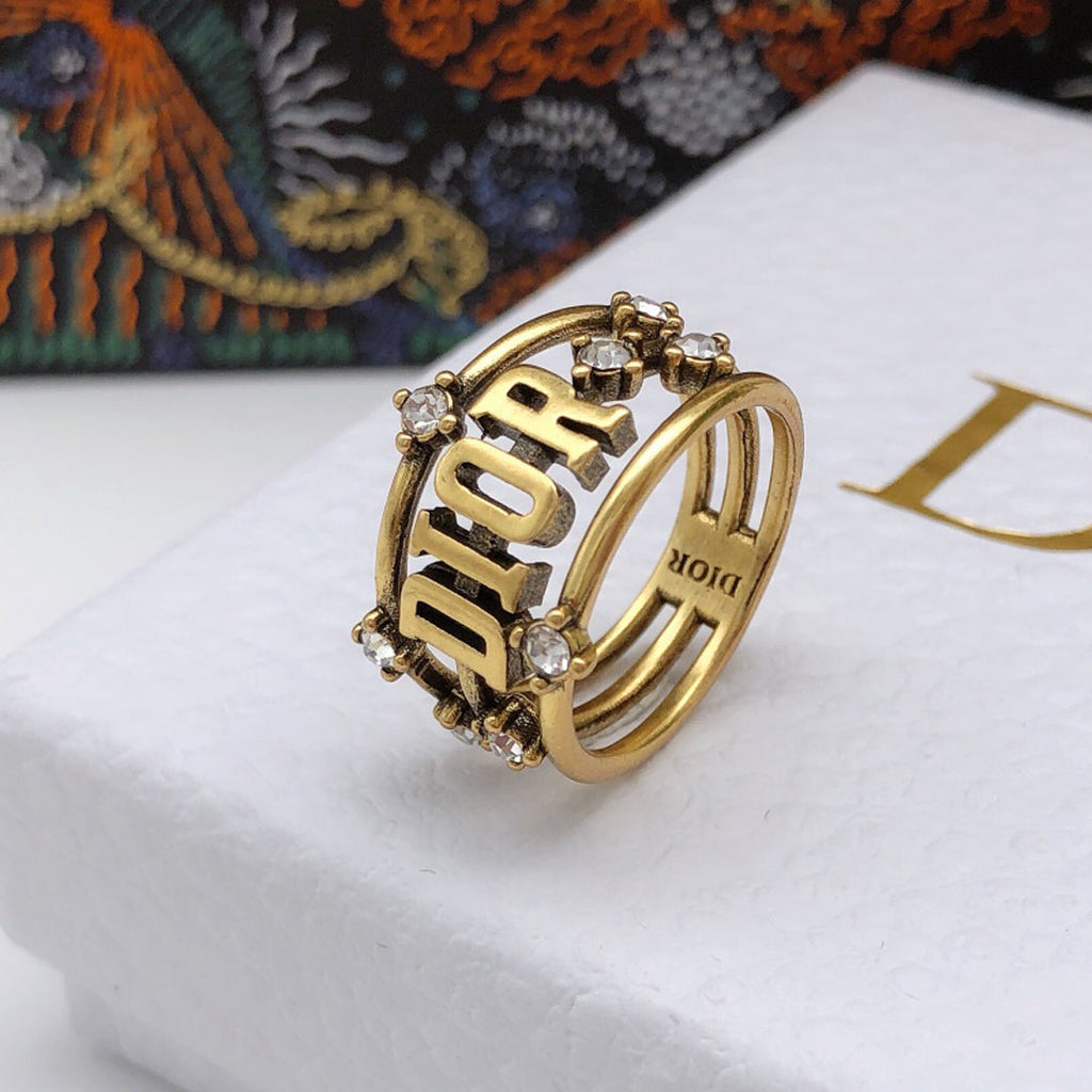 Dior Vintage Ring - 18K Yellow Gold