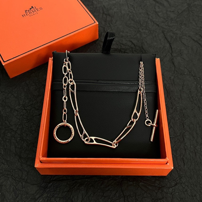 Hermes Chaine D'ancre Chain Necklace