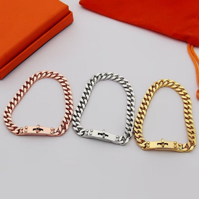 Hermes Kelly Chain Bracelet - 18K Gold