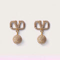 Valentino Diamond Earrings - 18K Rose Gold
