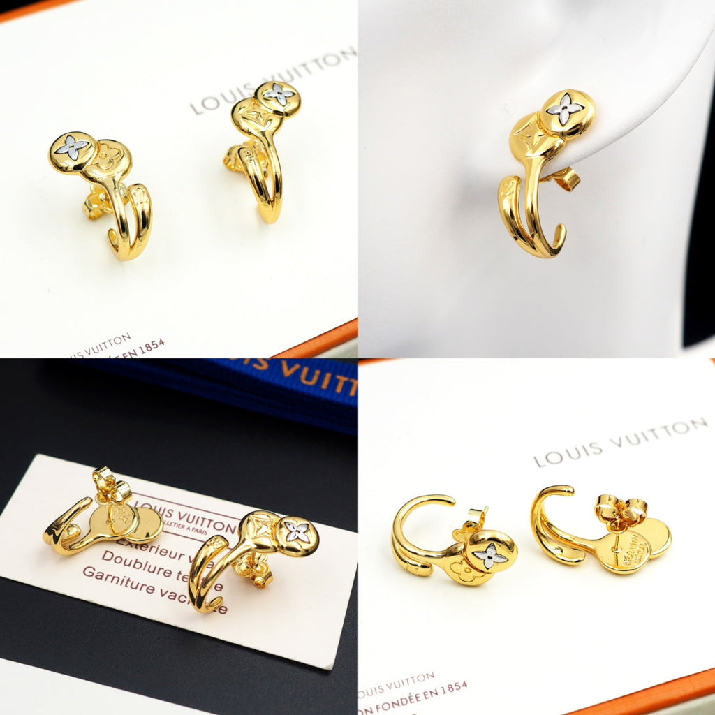 Louis Vuitton Symphony Earrings - 18K Yellow Gold