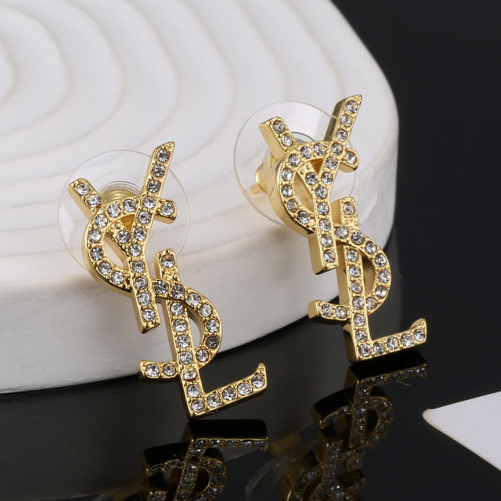 YSL Classic Crystal Brooch