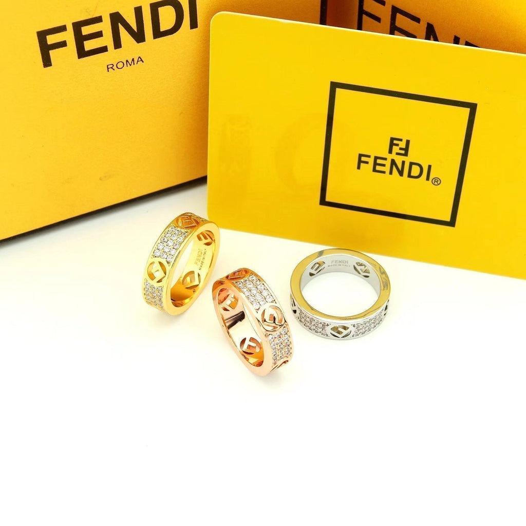 Fendi Is Ring - 18K Yellow Gold
