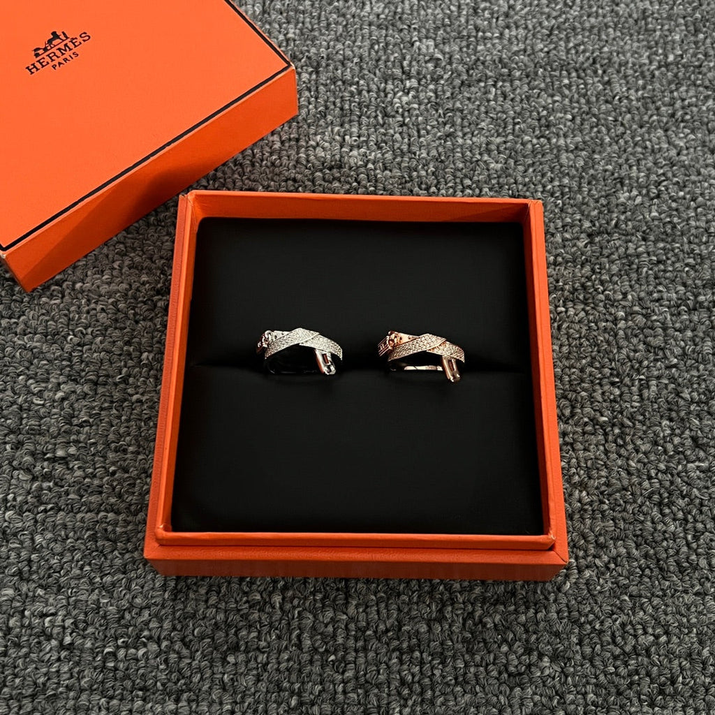 Hermes Kelly Gavroche Diamond Ring - 18K Gold