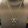 Chanel Gold Bow Tie Necklace