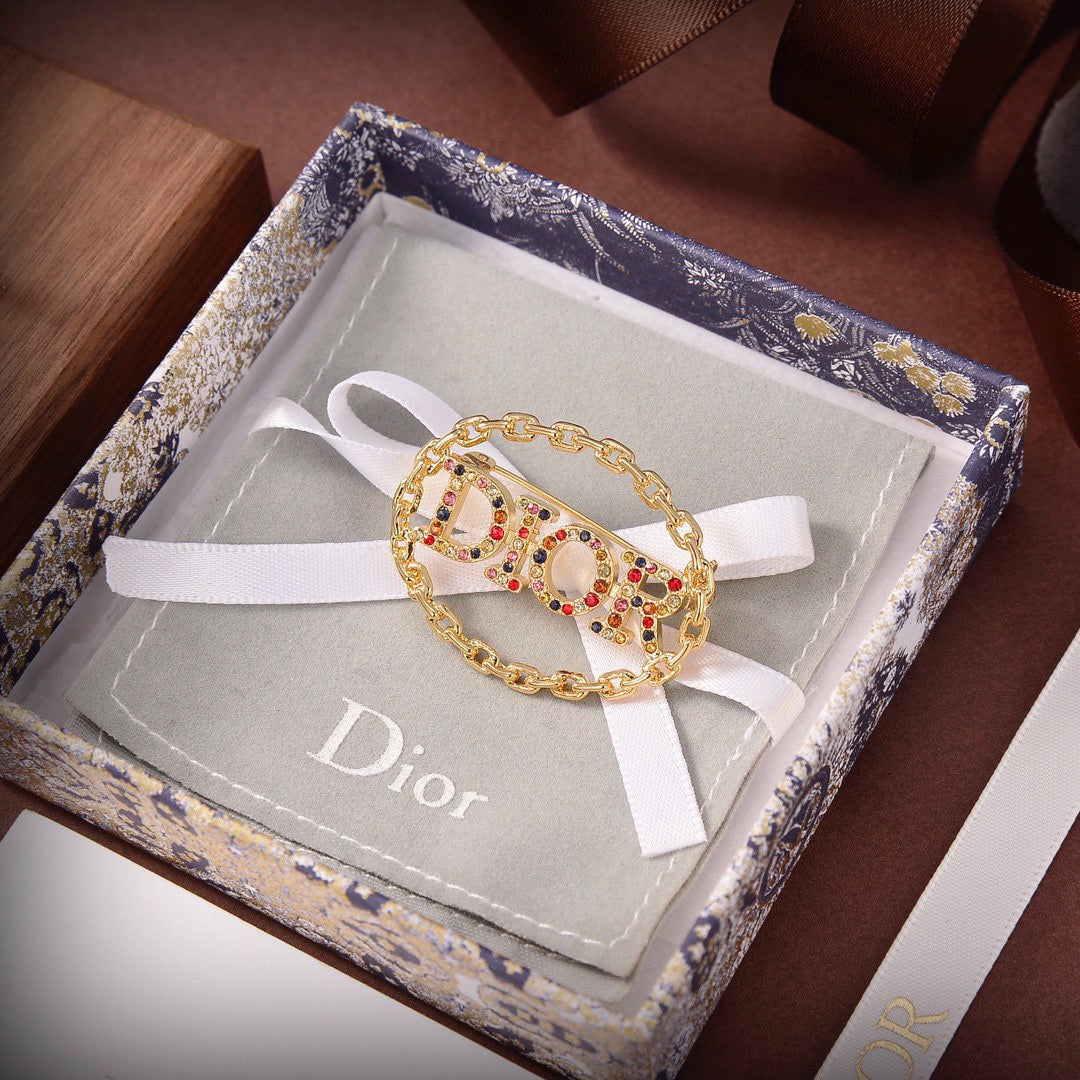Dior Revolution Color Crystal Brooch