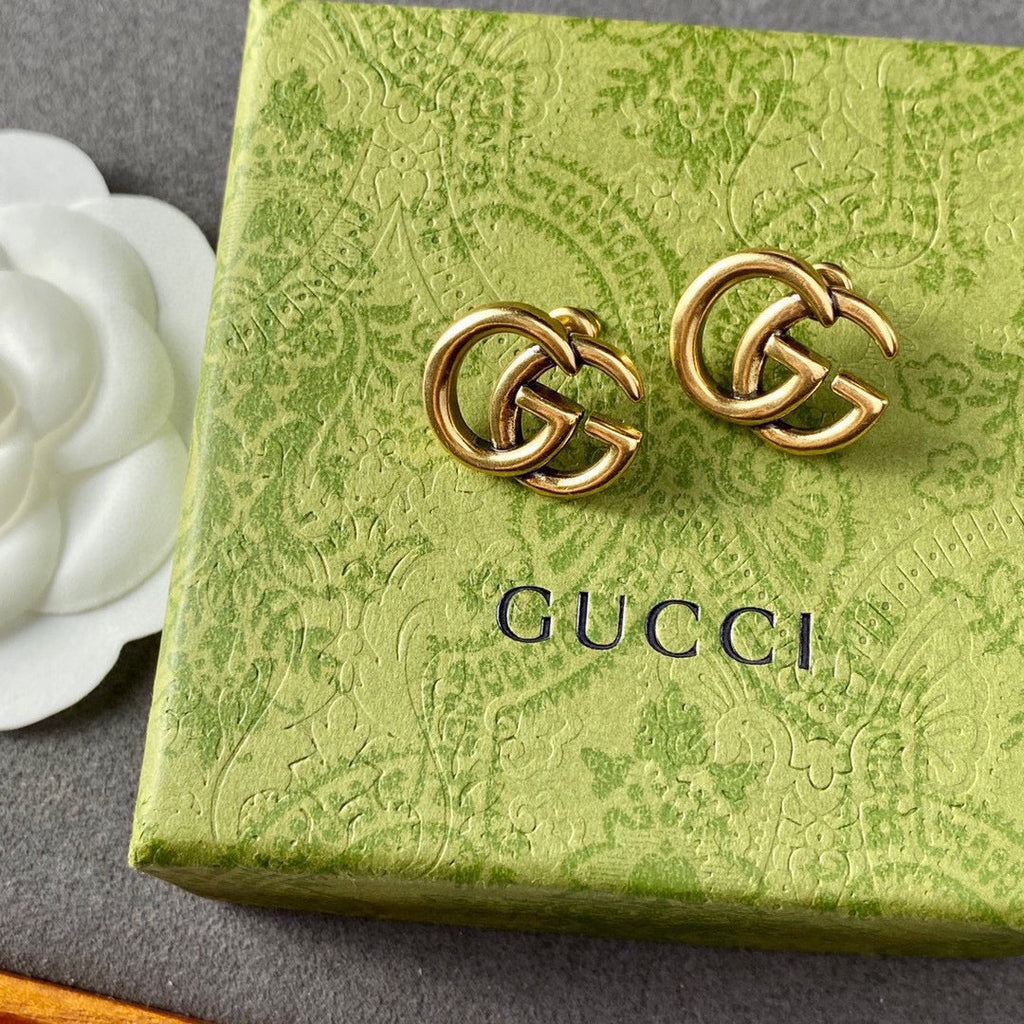 Gucci Double G Earrings - 18K Yellow Gold