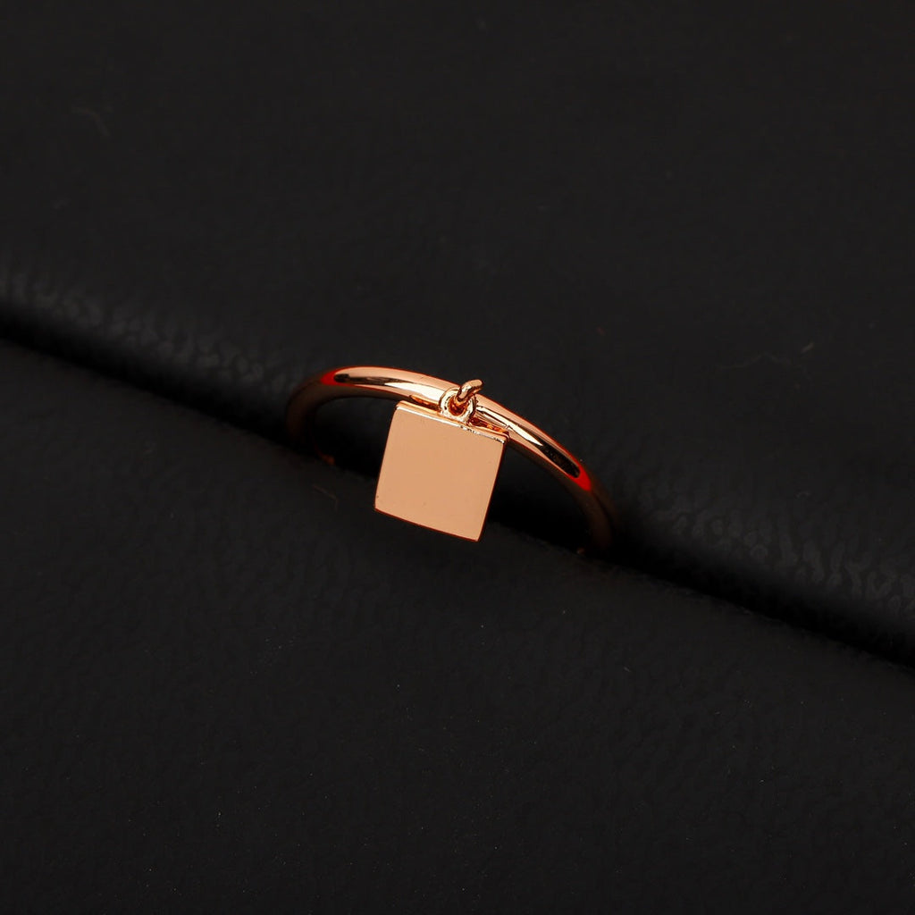 Hermes Chaine D'ancre Verso Ring - 18K Rose Gold