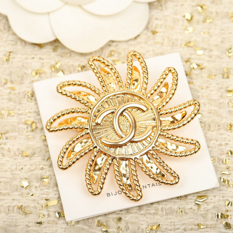 Chanel Sunflower Brooch