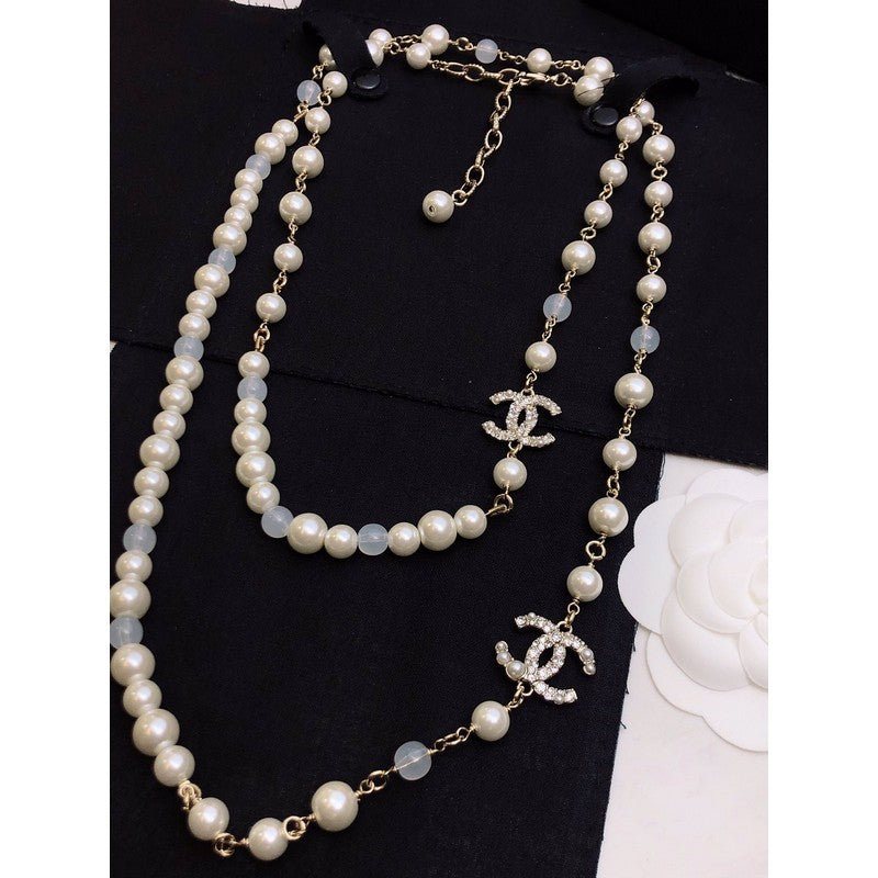 Chanel Long Pearl Necklace